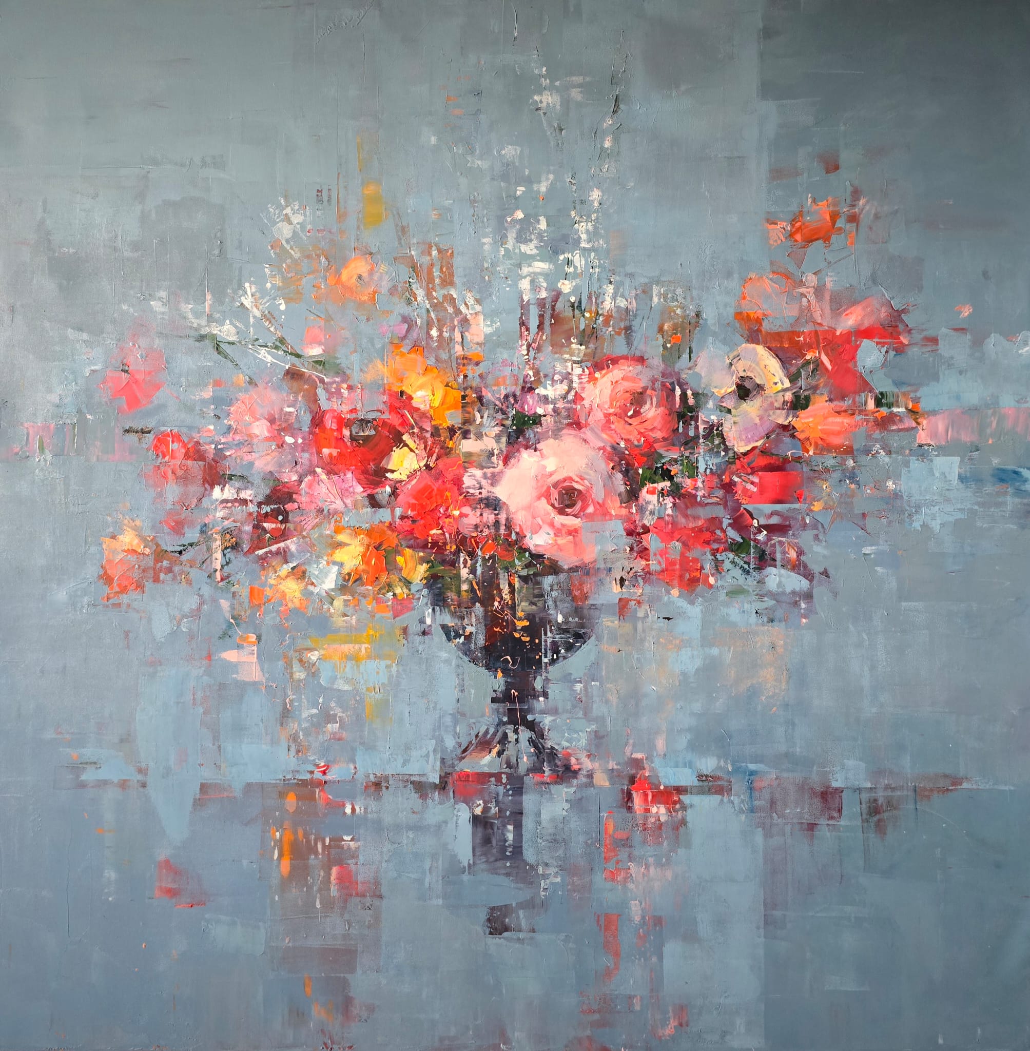 Composition in Blush and Coral